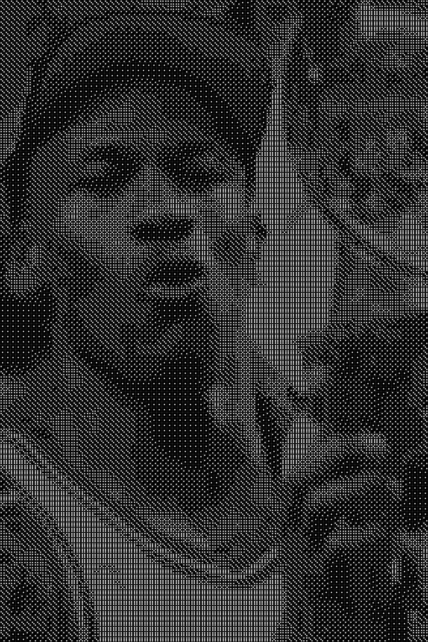 Michael Jordan 17 Dice Art- Handcrafted Dice Mosaic using 10,000+ Dice, Two Size Options