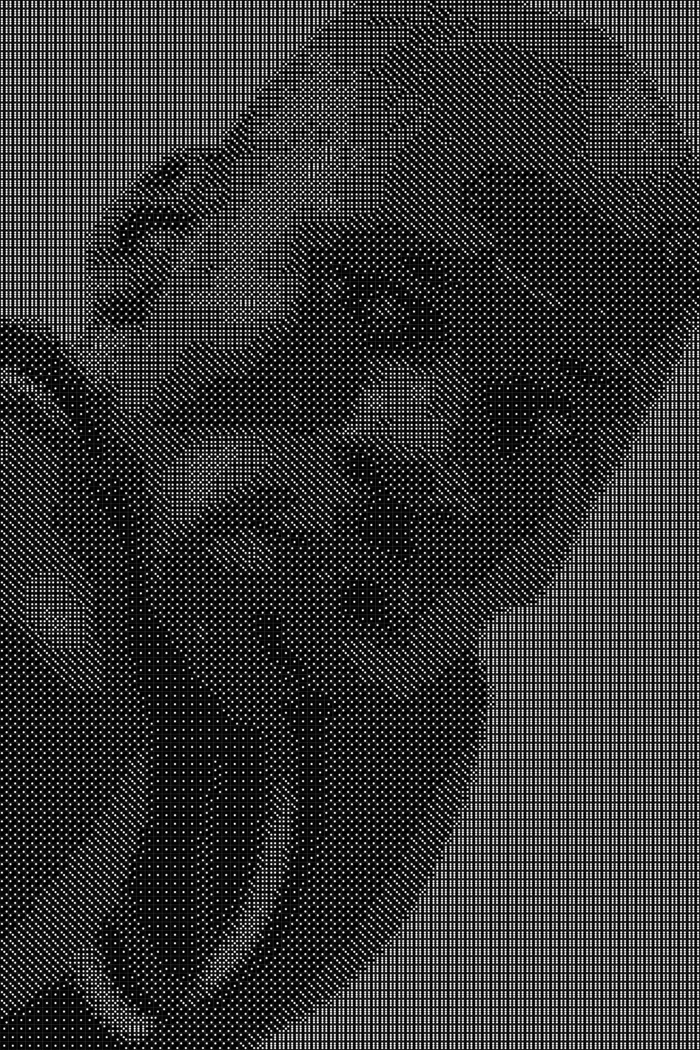 Michael Jordan 2 Dice Art- Handcrafted Dice Mosaic using 10,000+ Dice, Two Size Options