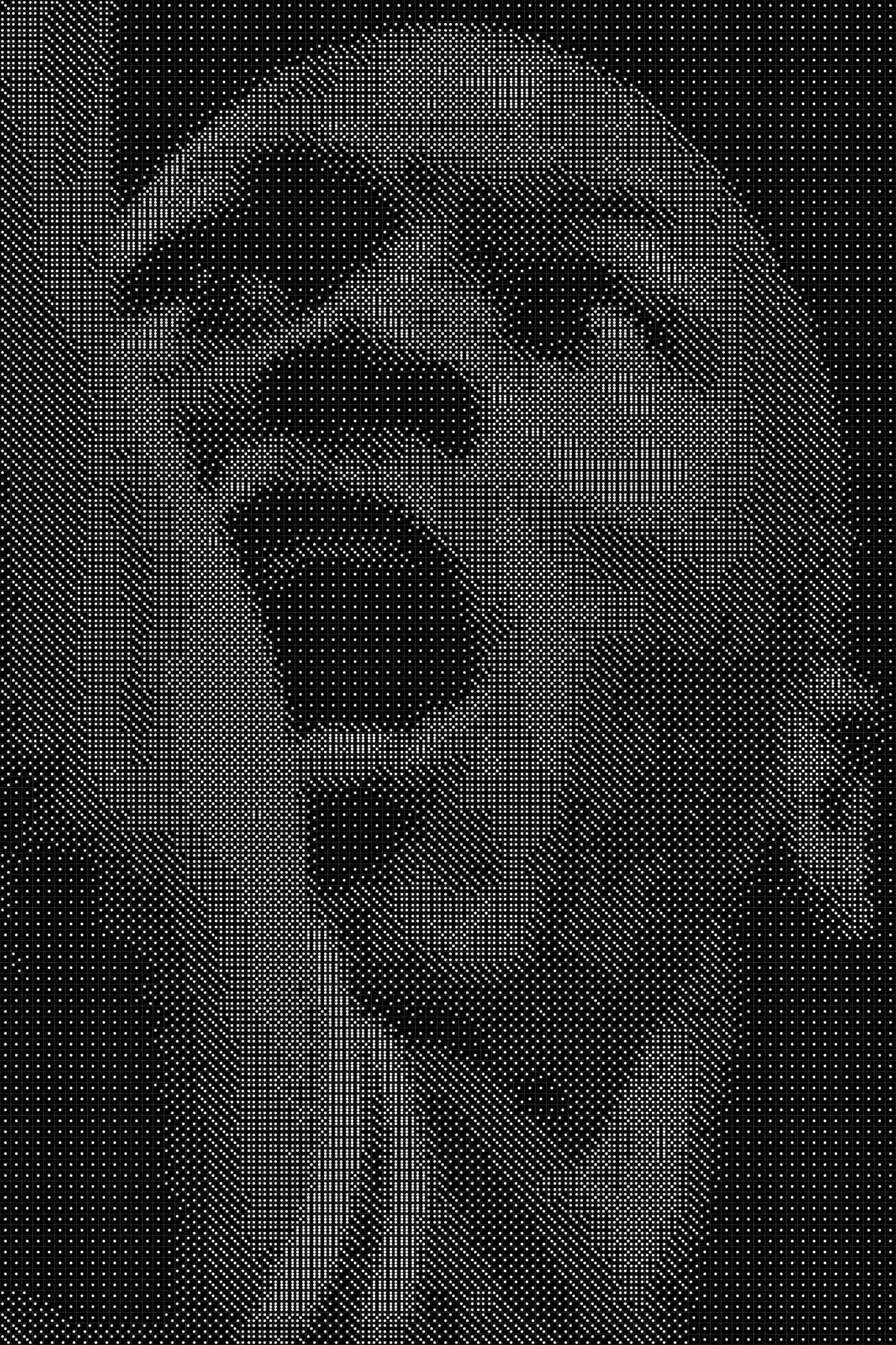 Michael Jordan 34 Dice Art- Handcrafted Dice Mosaic using 10,000+ Dice, Two Size Options