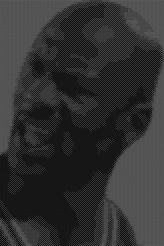 Michael Jordan 3 Dice Art- Handcrafted Dice Mosaic using 10,000+ Dice, Two Size Options