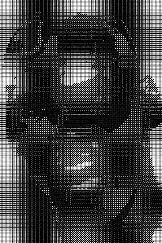 Michael Jordan 43 Dice Art- Handcrafted Dice Mosaic using 10,000+ Dice, Two Size Options