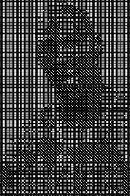 Michael Jordan 44 Dice Art- Handcrafted Dice Mosaic using 10,000+ Dice, Two Size Options
