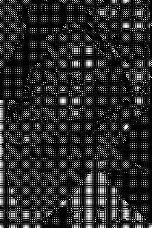 Michael Jordan Dice Art- Handcrafted Dice Mosaic using 10,000+ Dice, Two Size Options