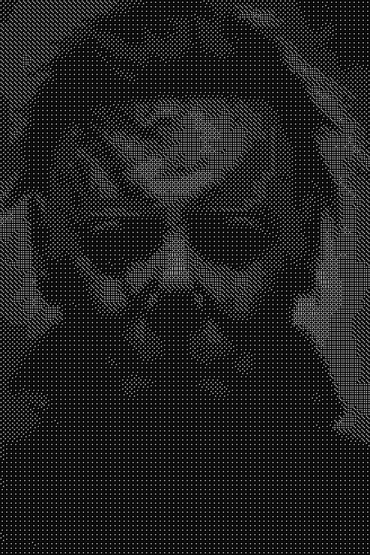 Michael Myers 4 Dice Art- Handcrafted Dice Mosaic using 10,000+ Dice, Two Size Options