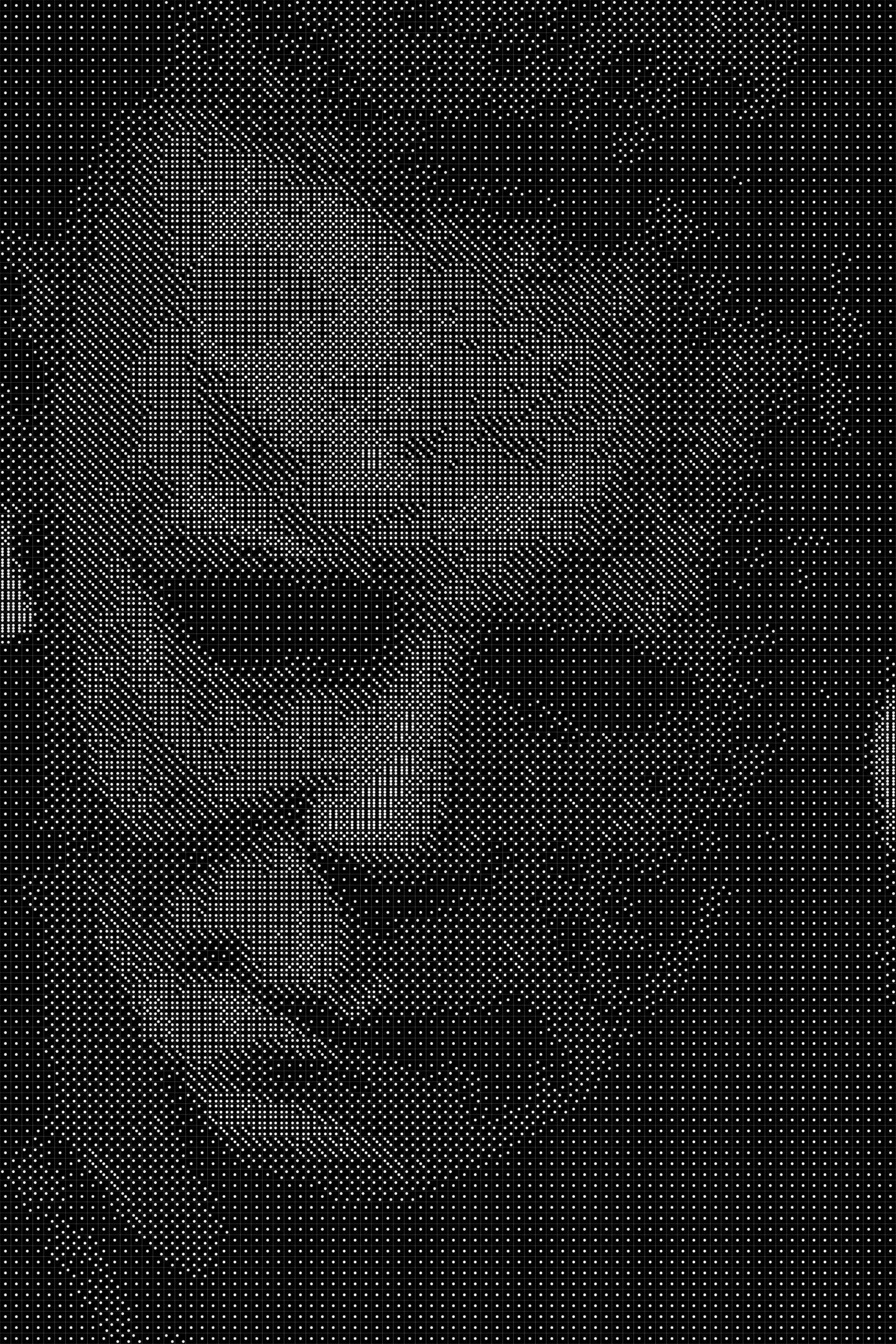Micheal Myers 2 Dice Art- Handcrafted Dice Mosaic using 10,000+ Dice, Two Size Options