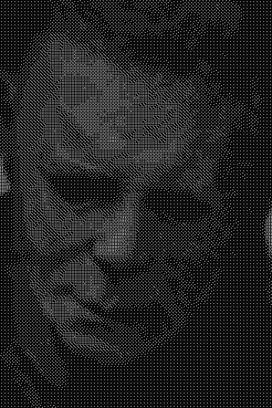 Micheal Myers 2 Dice Art- Handcrafted Dice Mosaic using 10,000+ Dice, Two Size Options