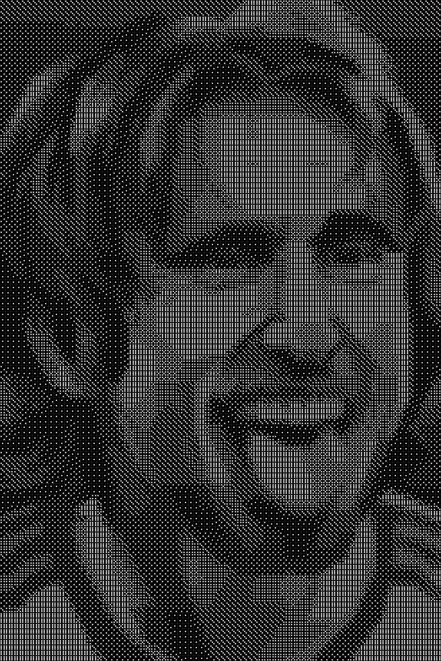 Modric Dice Art- Handcrafted Dice Mosaic using 10,000+ Dice, Two Size Options