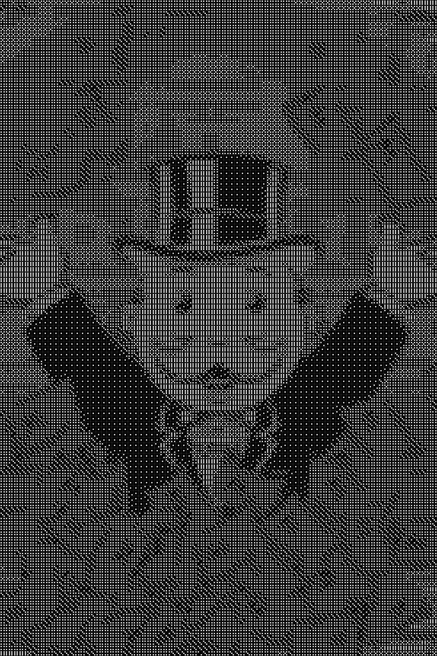 Monopoly 2 Dice Art- Handcrafted Dice Mosaic using 10,000+ Dice, Two Size Options