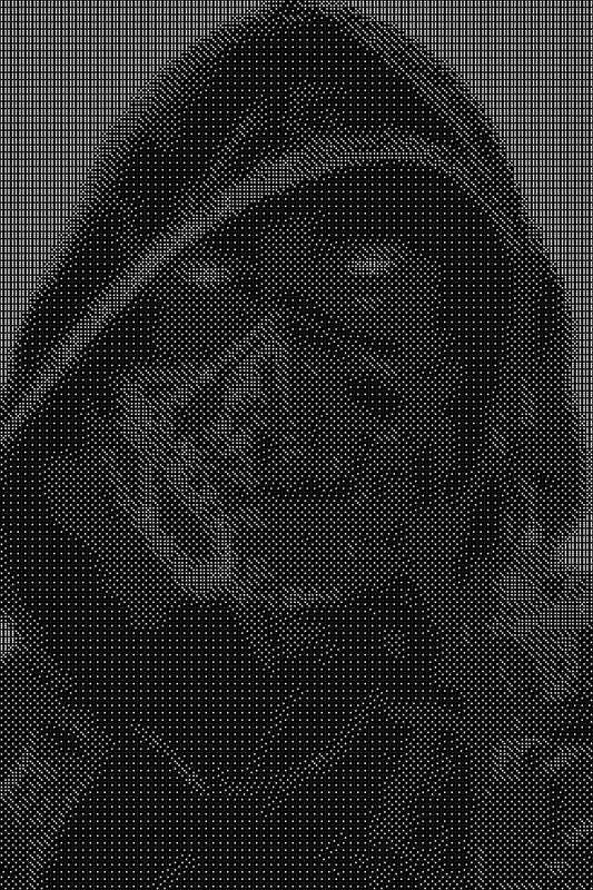Mortal Kombat Scorpion Dice Art- Handcrafted Dice Mosaic using 10,000+ Dice, Two Size Options
