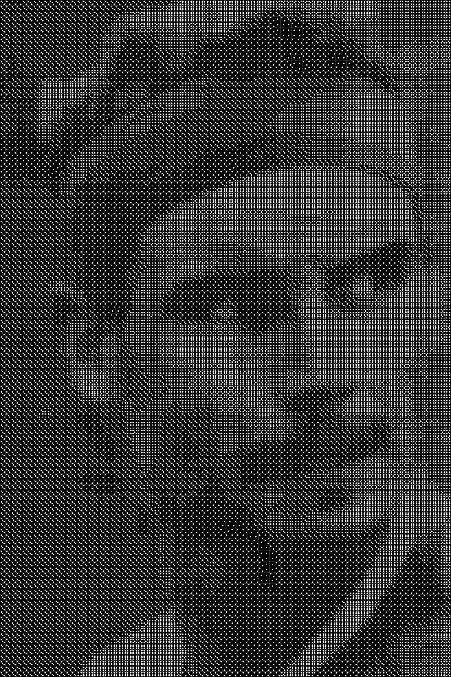 Nadal 2 Dice Art- Handcrafted Dice Mosaic using 10,000+ Dice, Two Size Options