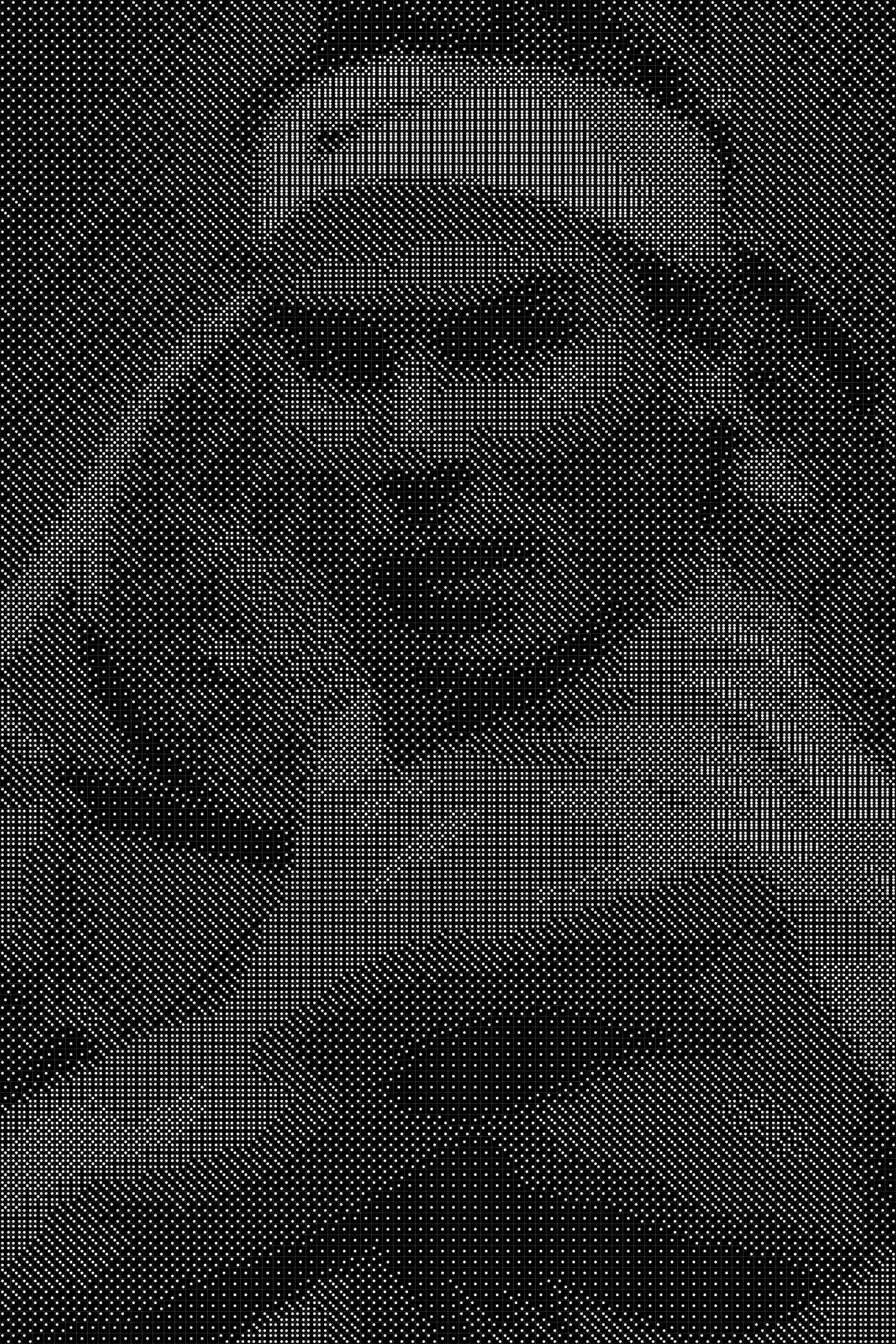 Nadal 3 Dice Art- Handcrafted Dice Mosaic using 10,000+ Dice, Two Size Options