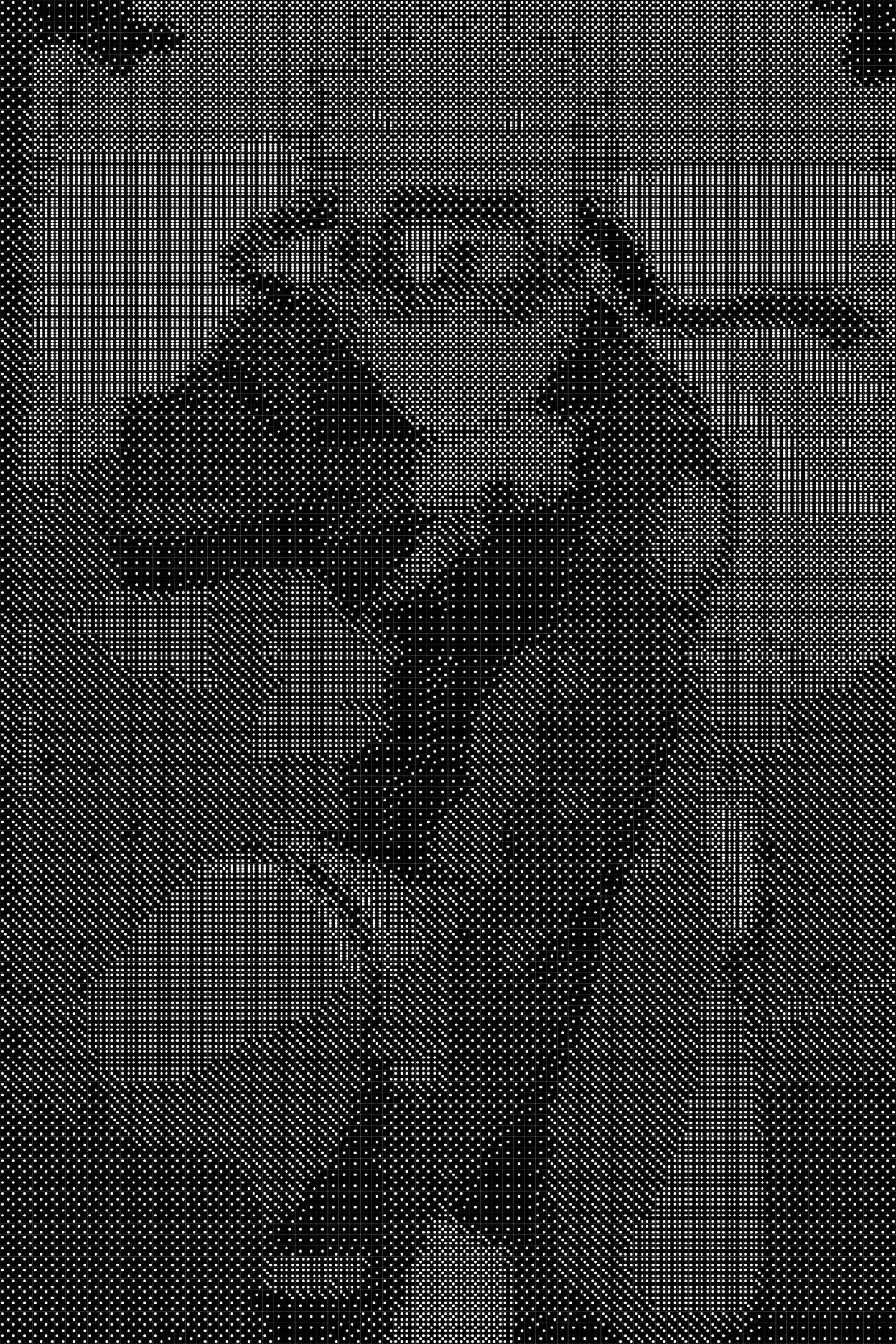 Naruto 2 Dice Art- Handcrafted Dice Mosaic using 10,000+ Dice, Two Size Options