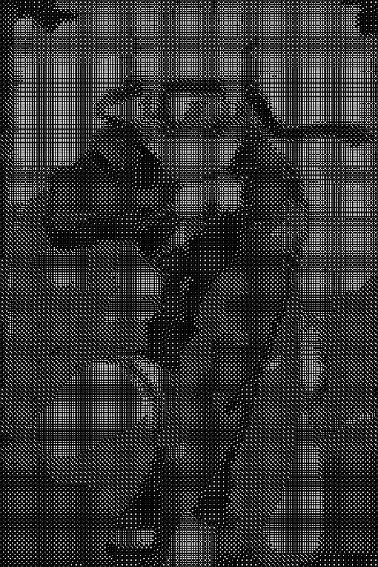 Naruto 2 Dice Art- Handcrafted Dice Mosaic using 10,000+ Dice, Two Size Options
