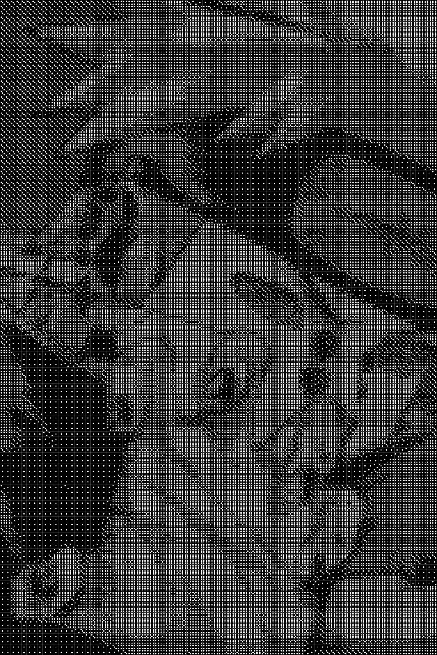 Naruto Dice Art- Handcrafted Dice Mosaic using 10,000+ Dice, Two Size Options