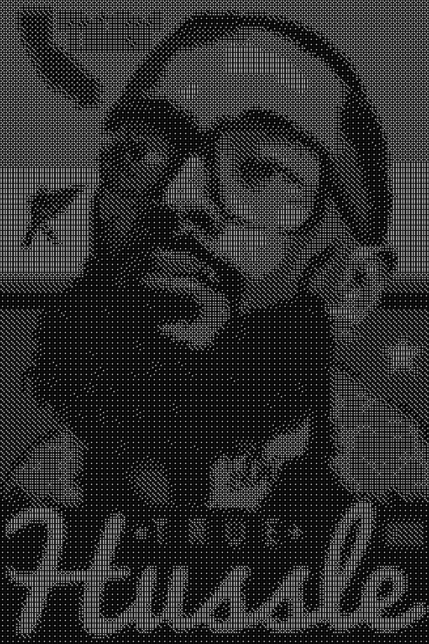 Nipsey Hussle 2 Dice Art- Handcrafted Dice Mosaic using 10,000+ Dice, Two Size Options