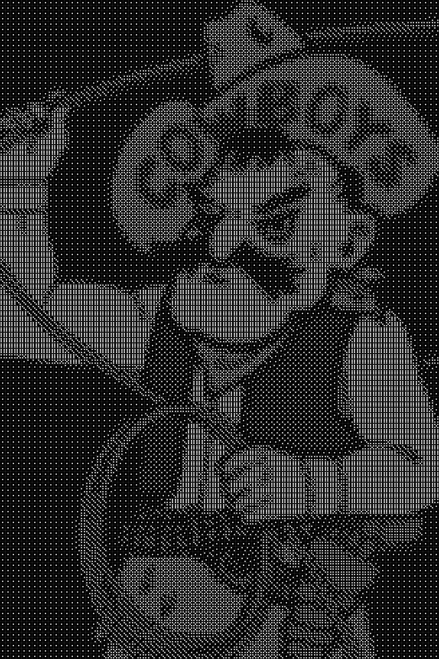 Oklahoma State University NCAA 22 Dice Art- Handcrafted Dice Mosaic using 10,000+ Dice, Two Size Options