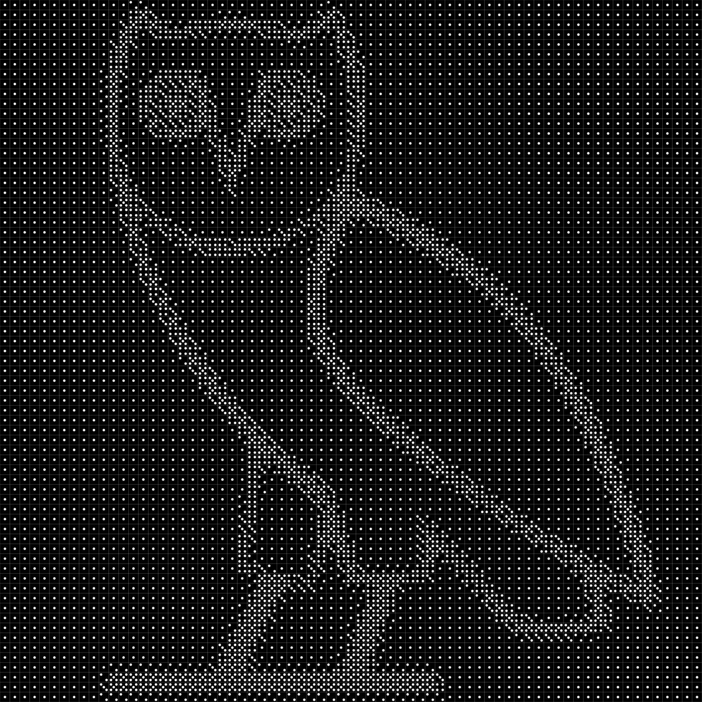 Ovo 1 Dice Mosaic- Handcrafted Dice Art with 5,000+ Dice, Two Size Options
