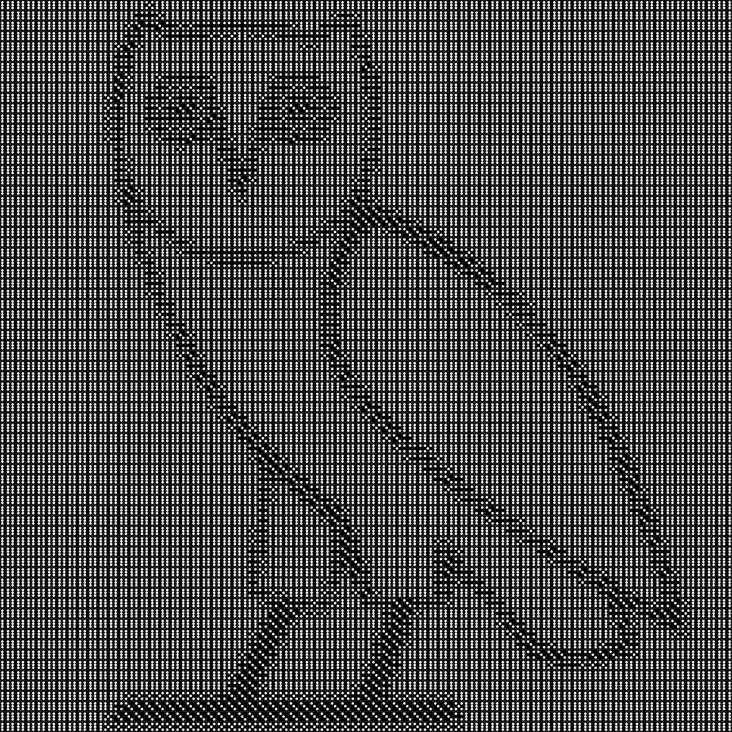 Ovo Dice Mosaic- Handcrafted Dice Art with 5,000+ Dice, Two Size Options