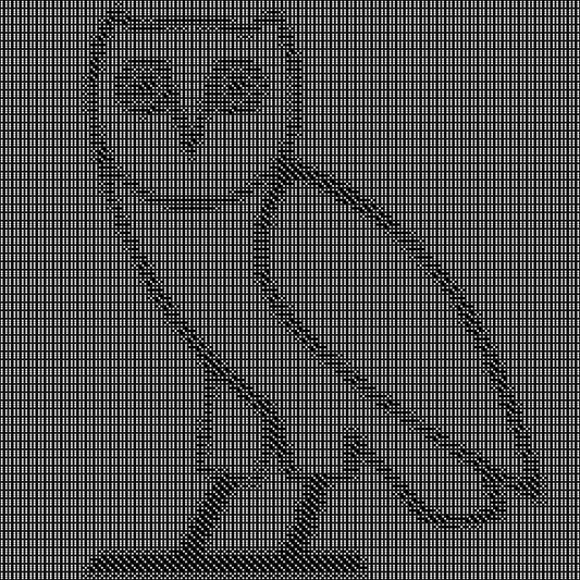 Ovo Dice Mosaic- Handcrafted Dice Art with 5,000+ Dice, Two Size Options