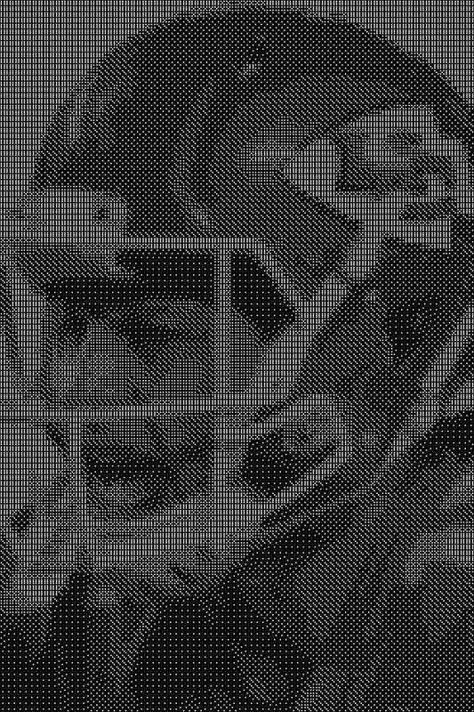 Patrick Mahomes Dice Art- Handcrafted Dice Mosaic using 10,000+ Dice, Two Size Options