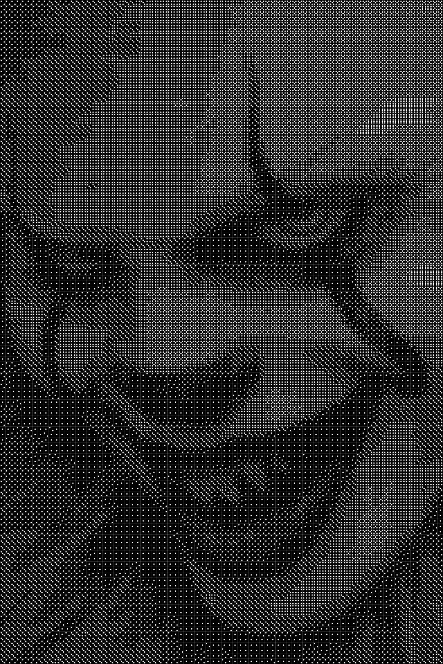 Pennywise Dice Art- Handcrafted Dice Mosaic using 10,000+ Dice, Two Size Options