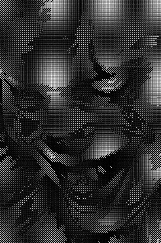 Pennywise Dice Art- Handcrafted Dice Mosaic using 10,000+ Dice, Two Size Options