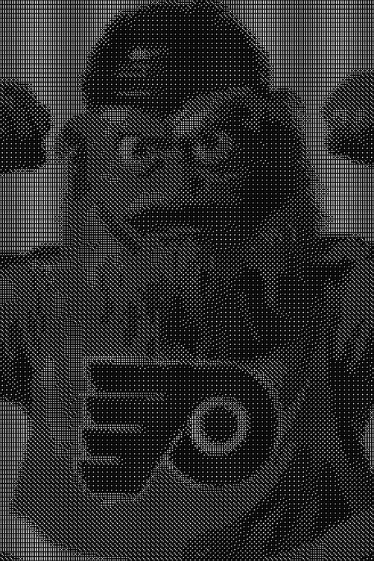 Philadelphia Flyers NHL Dice Art- Handcrafted Dice Mosaic using 10,000+ Dice, Two Size Options