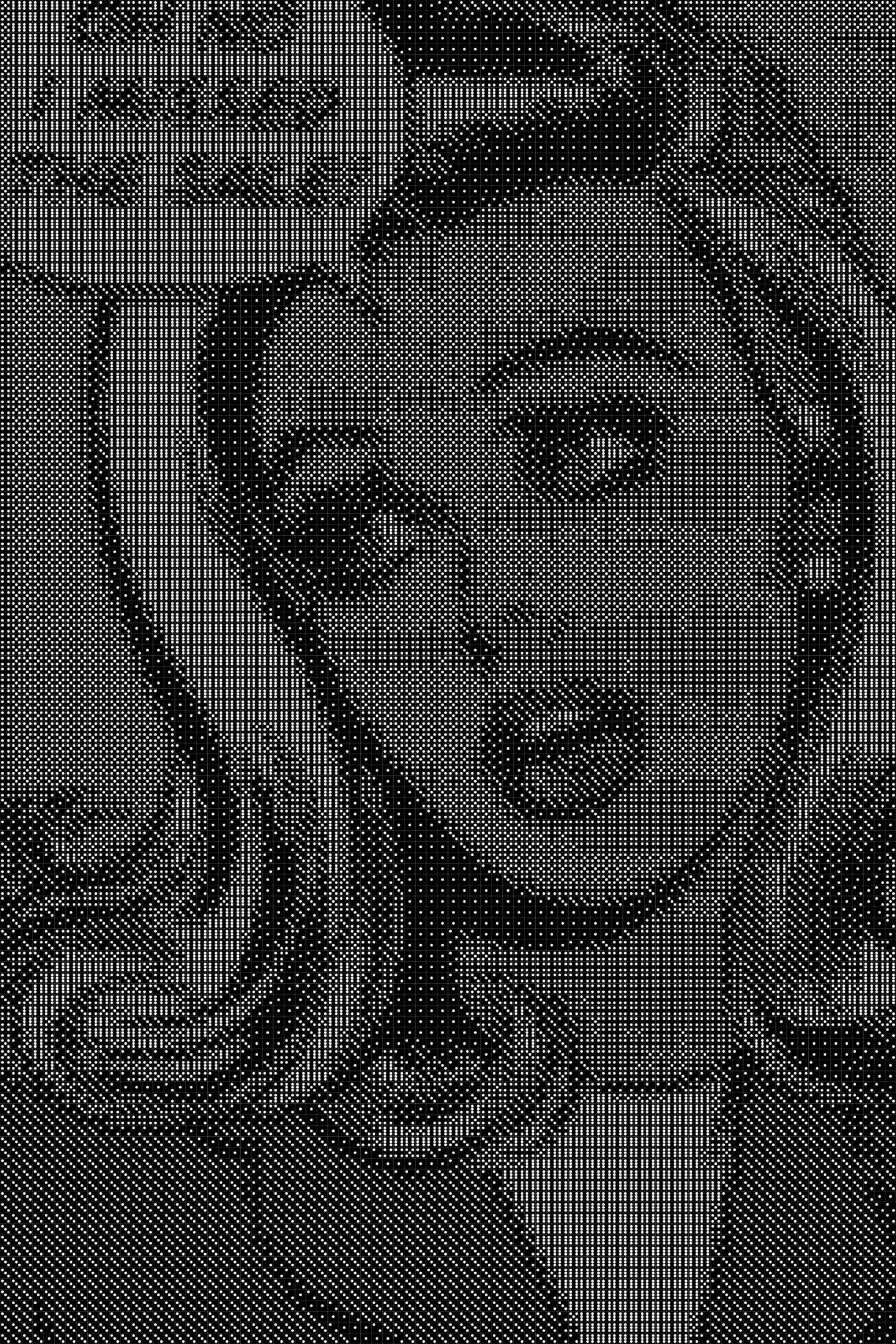 Pop Culture 10 Dice Art- Handcrafted Dice Mosaic using 10,000+ Dice, Two Size Options