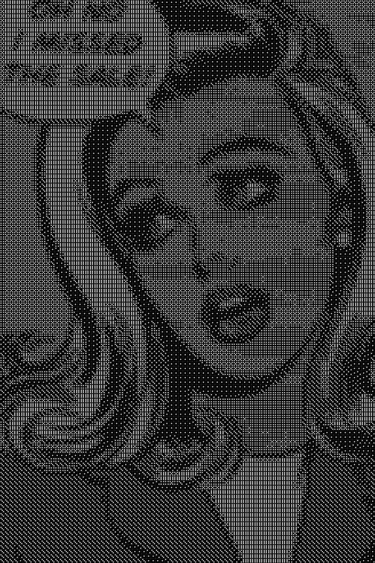 Pop Culture 10 Dice Art- Handcrafted Dice Mosaic using 10,000+ Dice, Two Size Options