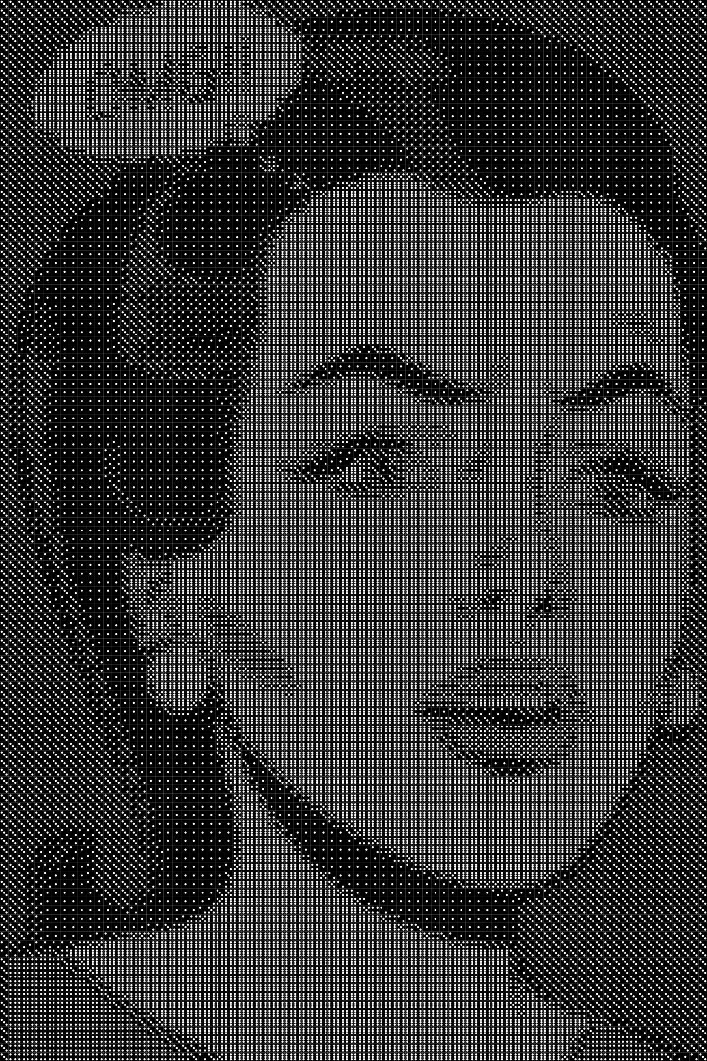 Pop Culture 14 Dice Art- Handcrafted Dice Mosaic using 10,000+ Dice, Two Size Options