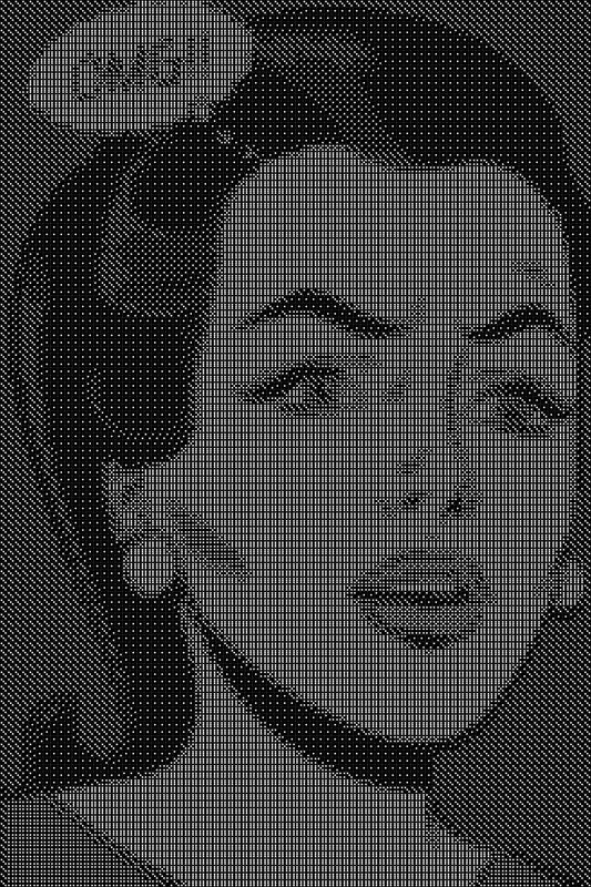 Pop Culture 14 Dice Art- Handcrafted Dice Mosaic using 10,000+ Dice, Two Size Options