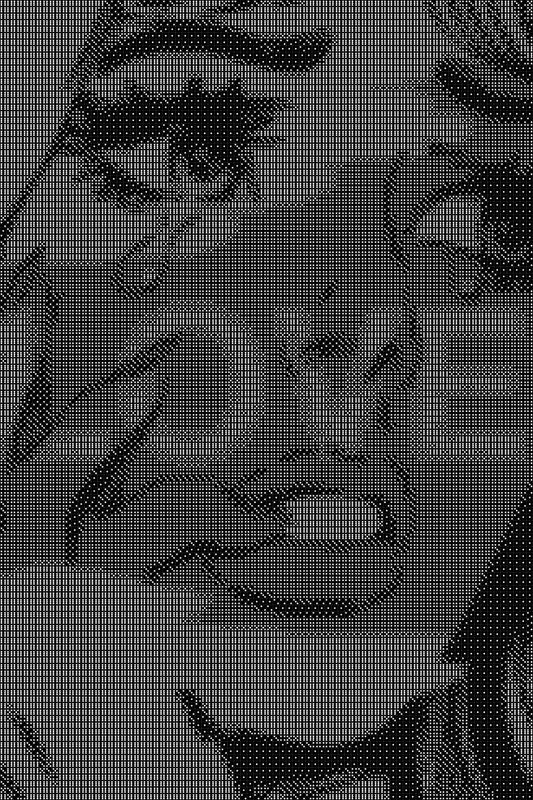 Pop Culture 17 Dice Art- Handcrafted Dice Mosaic using 10,000+ Dice, Two Size Options