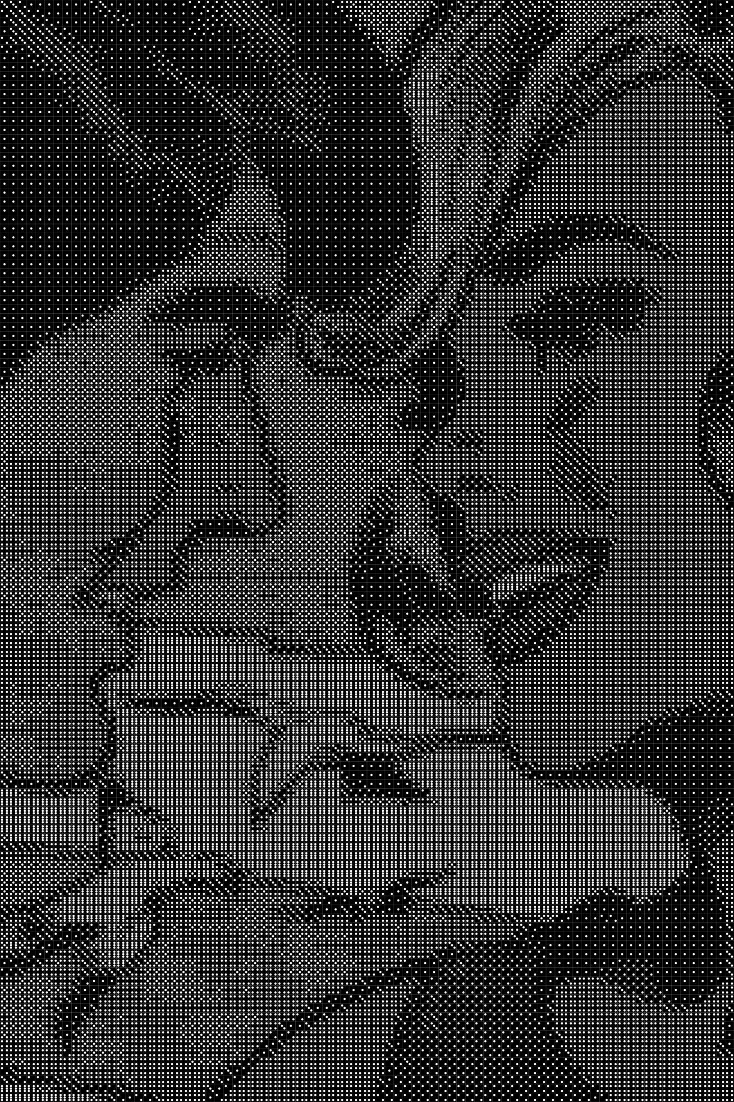 Pop Culture 18 Dice Art- Handcrafted Dice Mosaic using 10,000+ Dice, Two Size Options
