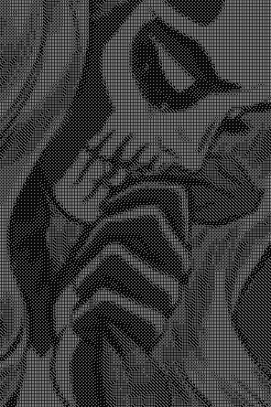 Pop Culture 5 Dice Art- Handcrafted Dice Mosaic using 10,000+ Dice, Two Size Options