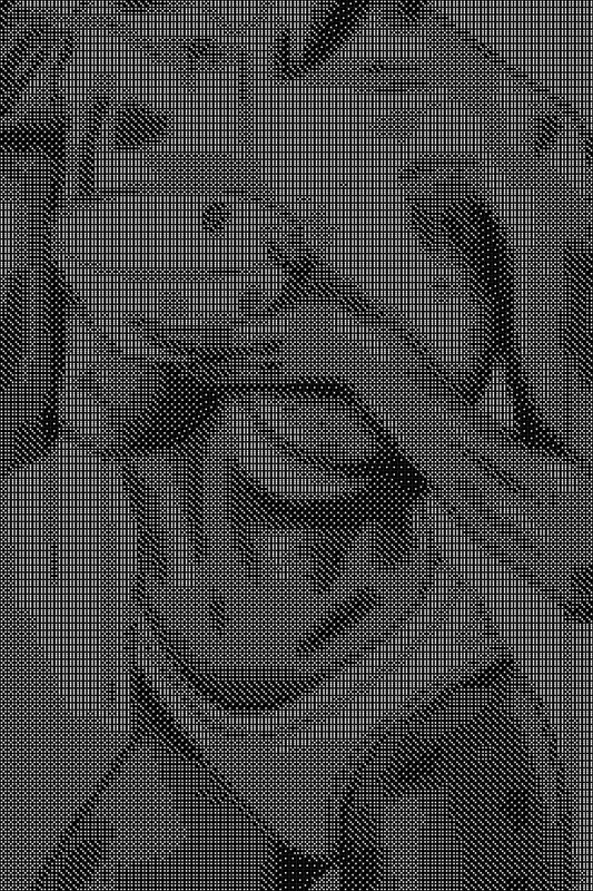 Pop Culture Art 15 Dice Art- Handcrafted Dice Mosaic using 10,000+ Dice, Two Size Options