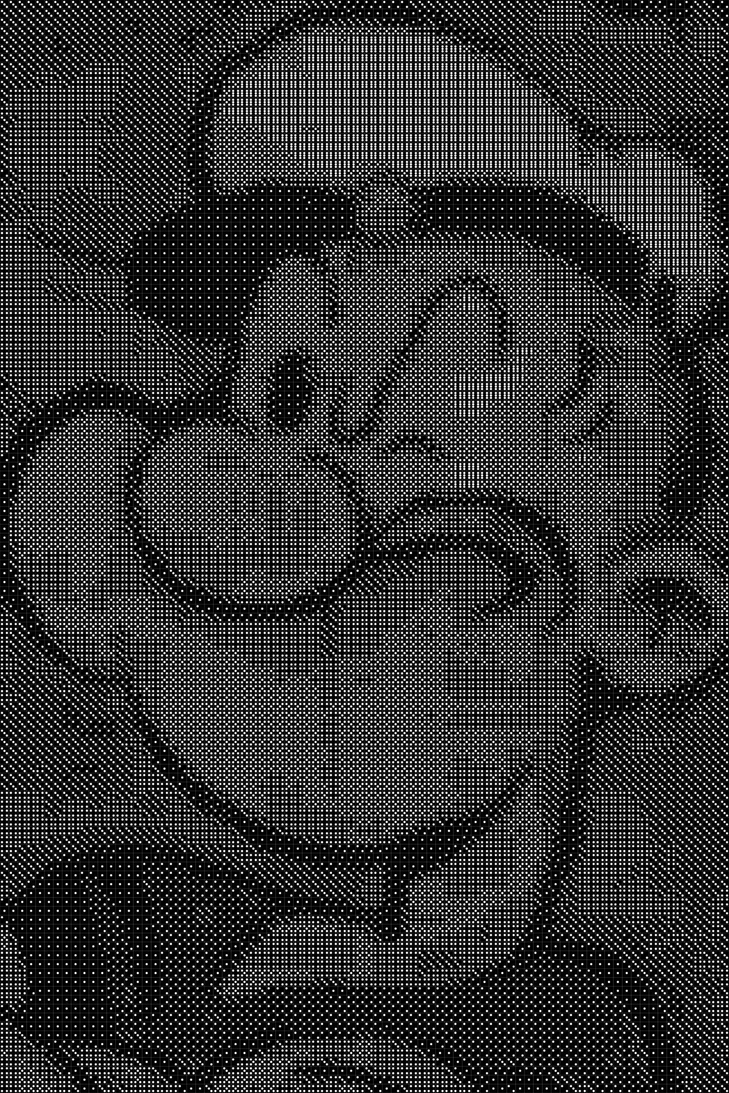 Popeye Dice Art- Handcrafted Dice Mosaic using 10,000+ Dice, Two Size Options