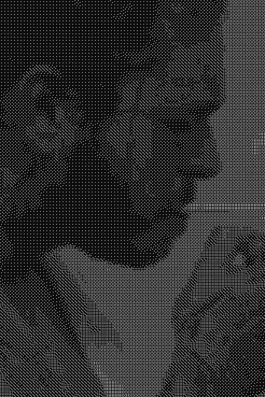 Post Malone 2 Dice Art- Handcrafted Dice Mosaic using 10,000+ Dice, Two Size Options