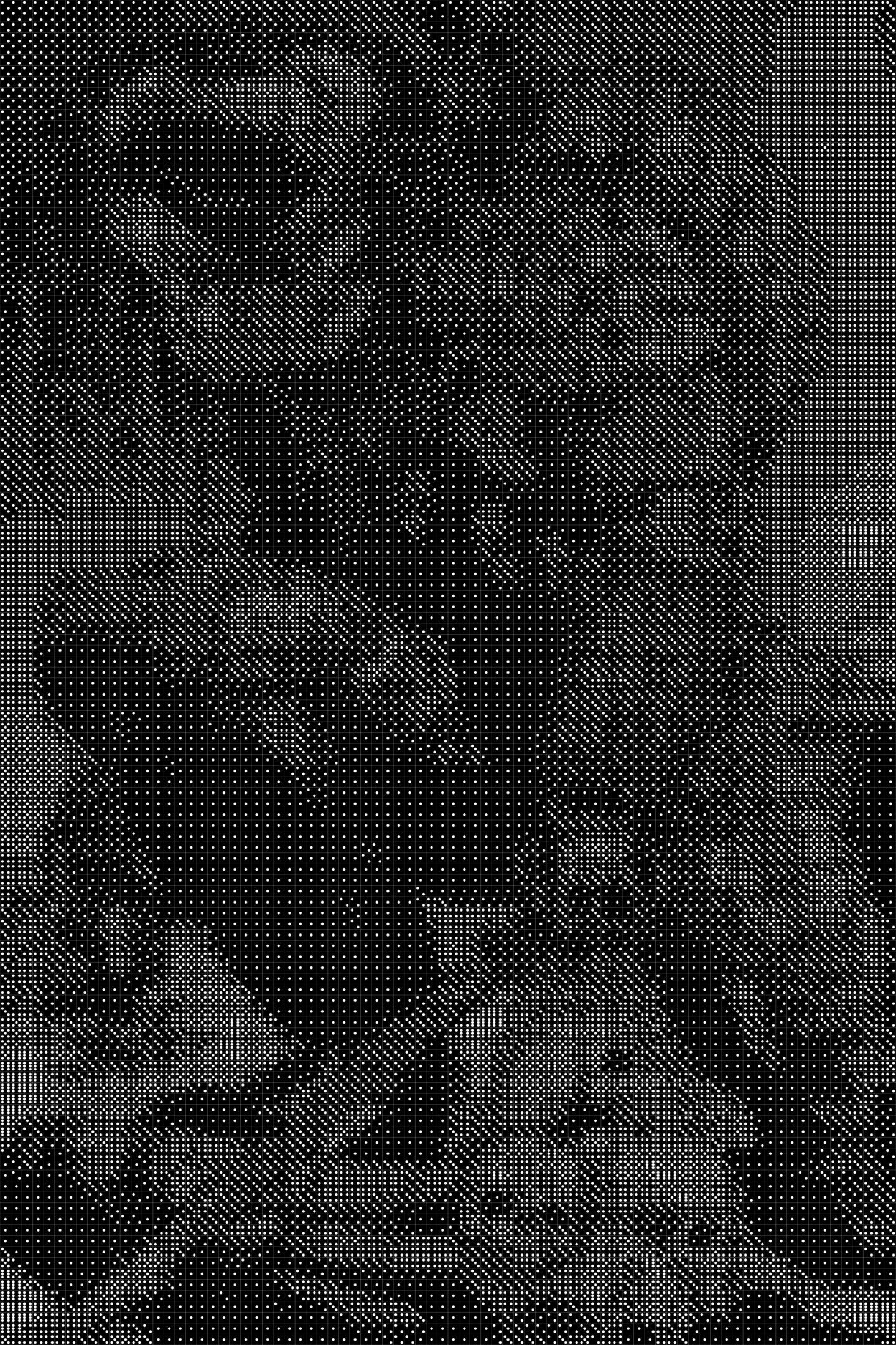 Predator Dice Art- Handcrafted Dice Mosaic using 10,000+ Dice, Two Size Options