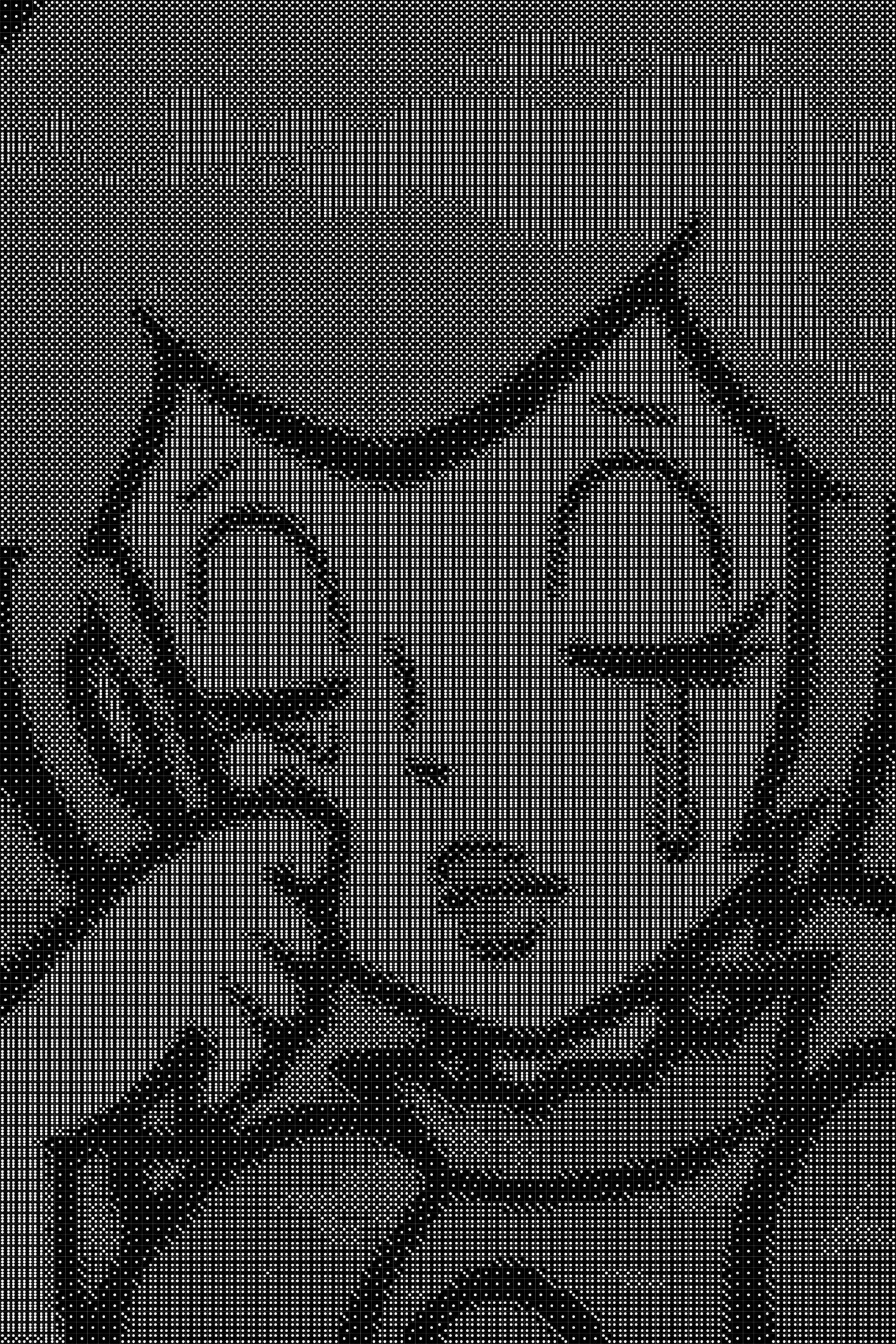 Princess Peach Dice Art- Handcrafted Dice Mosaic using 10,000+ Dice, Two Size Options