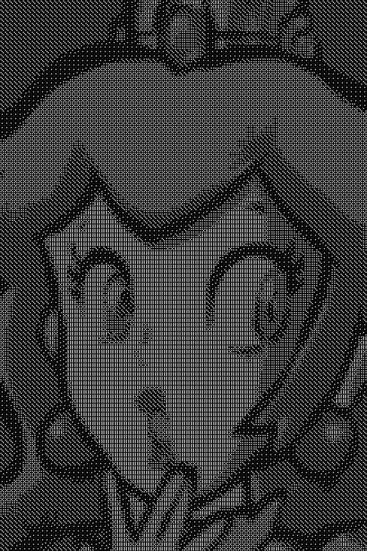 Princess Peach 2 Dice Art- Handcrafted Dice Mosaic using 10,000+ Dice, Two Size Options