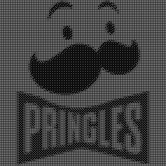 Pringles Dice Mosaic- Handcrafted Dice Art with 5,000+ Dice, Two Size Options