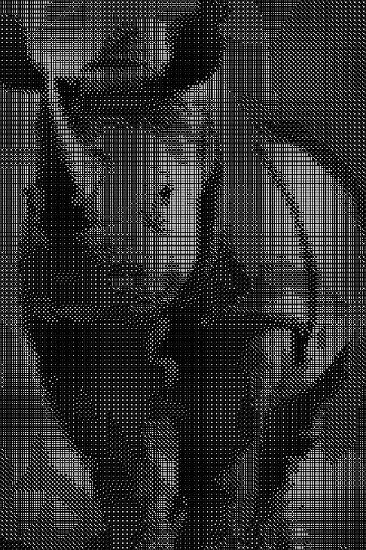 Rhino Dice Art- Handcrafted Dice Mosaic using 10,000+ Dice, Two Size Options