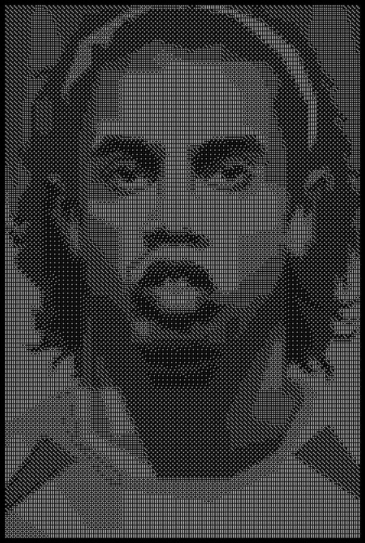 Ronaldinho 5 Dice Art- Handcrafted Dice Mosaic using 10,000+ Dice, Two Size Options