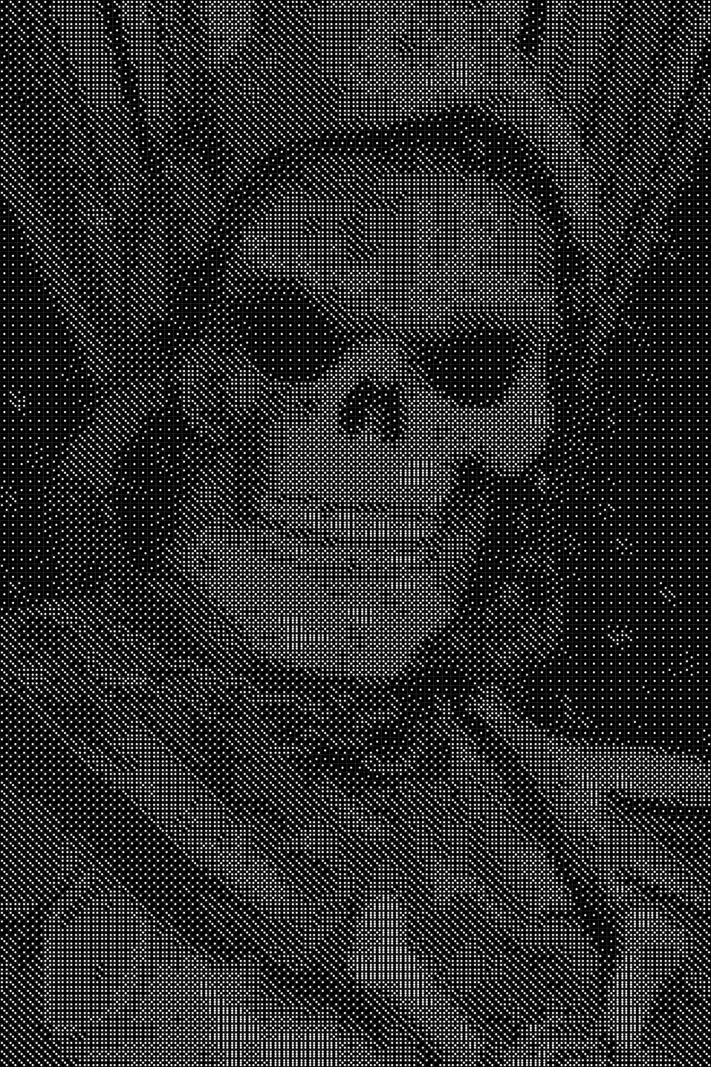 Skeletor Dice Art- Handcrafted Dice Mosaic using 10,000+ Dice, Two Size Options