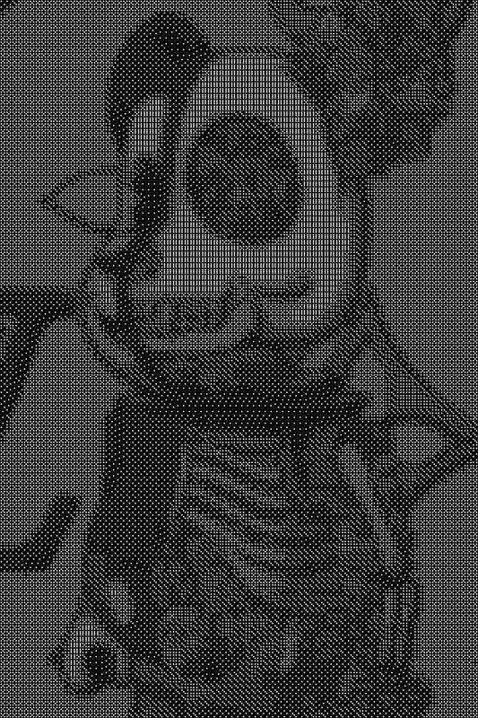 Skull Mickey Dice Art- Handcrafted Dice Mosaic using 10,000+ Dice, Two Size Options