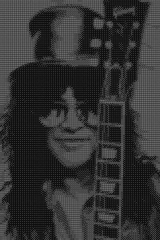 Slash Dice Art- Handcrafted Dice Mosaic using 10,000+ Dice, Two Size Options