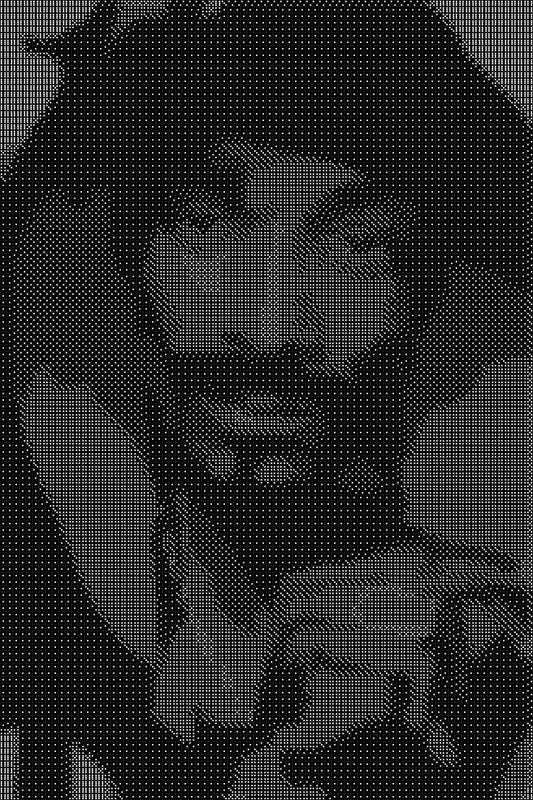 Snoop Dogg 2 Dice Art- Handcrafted Dice Mosaic using 10,000+ Dice, Two Size Options