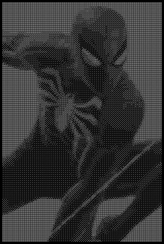 Spider Man 3 Dice Art- Handcrafted Dice Mosaic using 10,000+ Dice, Two Size Options