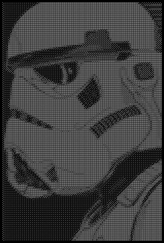 Stormtrooper 3 Dice Art- Handcrafted Dice Mosaic using 10,000+ Dice, Two Size Options
