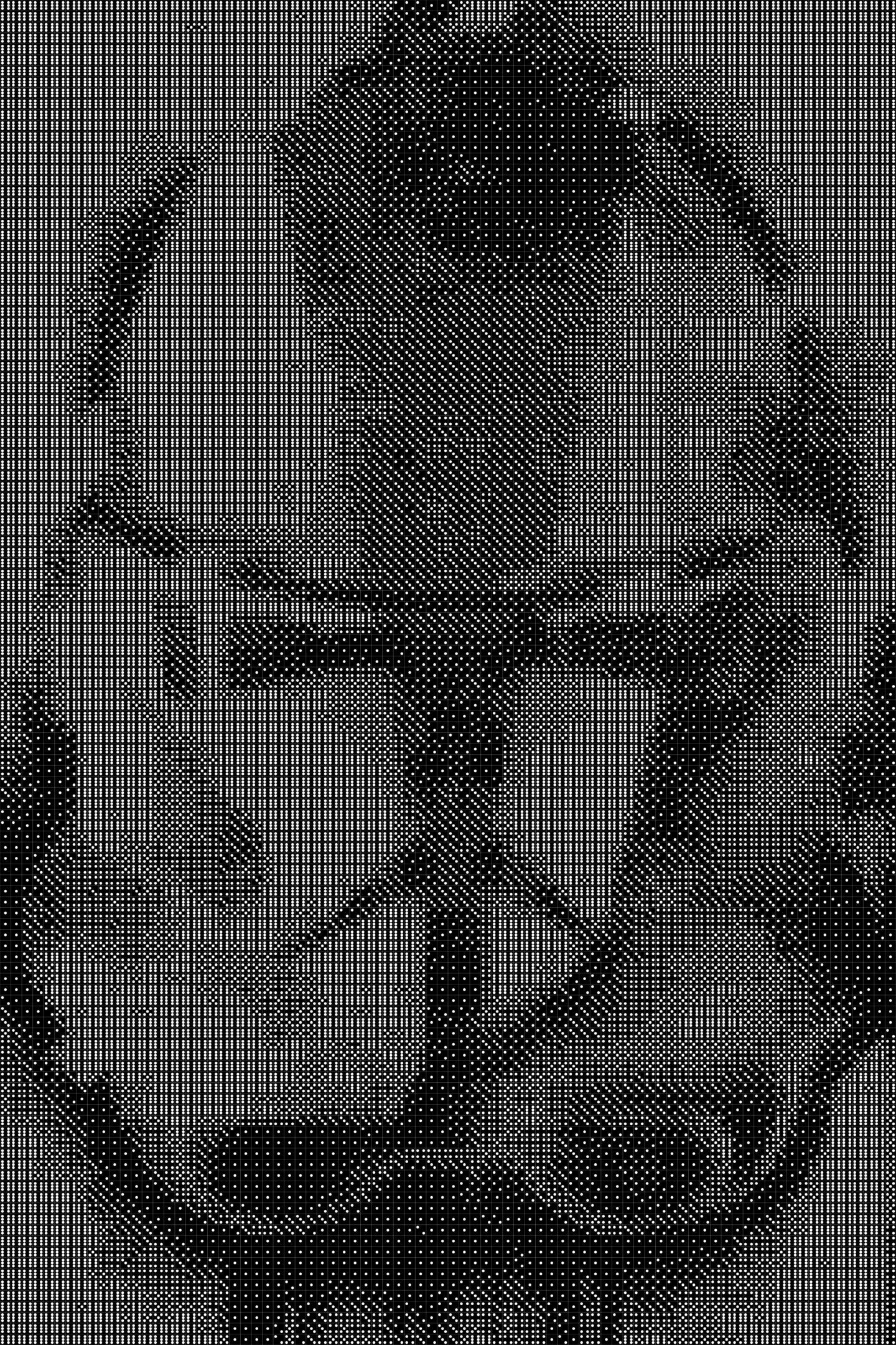 Stormtrooper 5 Dice Art- Handcrafted Dice Mosaic using 10,000+ Dice, Two Size Options